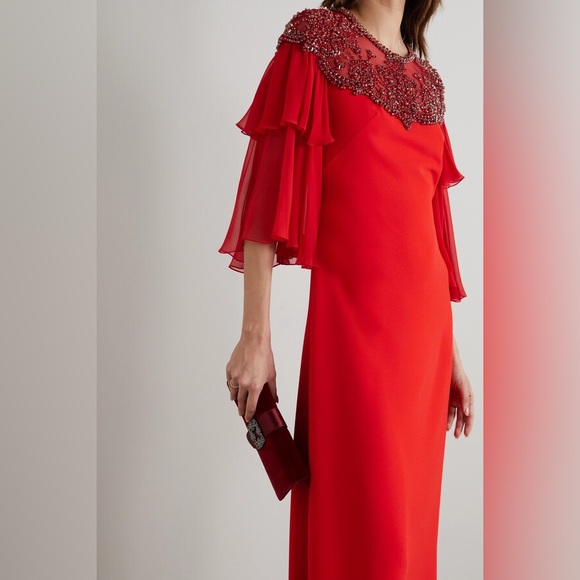 Jenny Packham red embellished gown - Picture 9 of 17